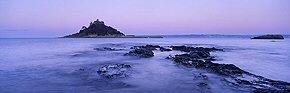 before dawn, st michael's mount