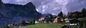 clouds and chalets at engelberg