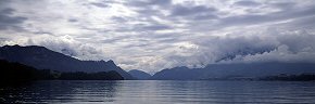 clouds over lake lucerne, from greppen