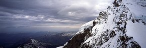eiger slopes from jungfraujoch