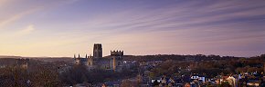 durham cathedral at dawn