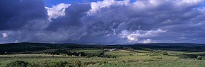 clouds above dury farm, dartmoor
