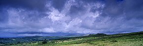 stormclouds over dartmoor