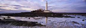 twilight colour at st mary's lighthouse