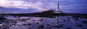 twilight hues at st mary's lighthouse