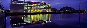bbc scotland building, river clyde, glasgow 