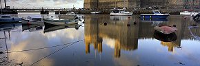 caernarvon harbour reflections