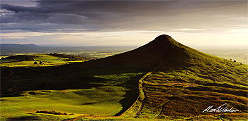 late sun roseberry topping card