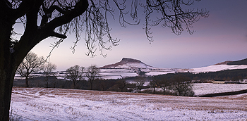 quiet evening roseberry topping card